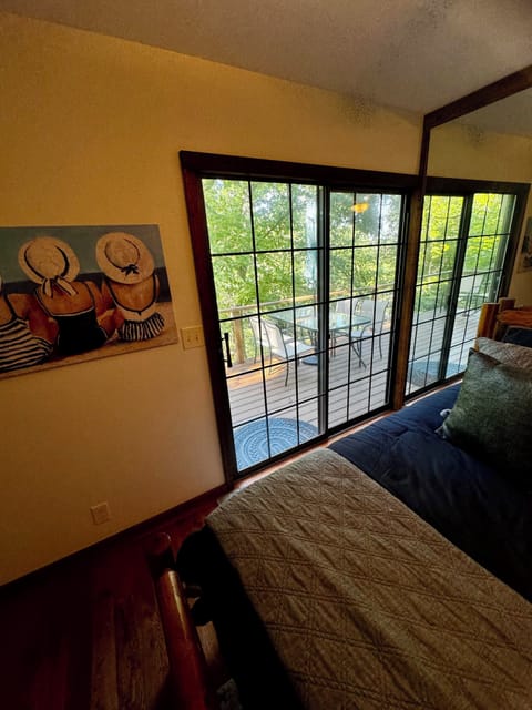 Bedroom off of kitchen