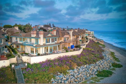 Private community staircase to the sand.