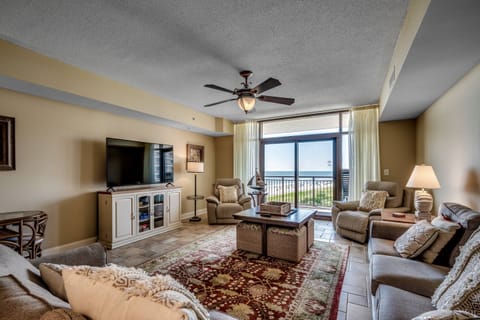 Unwind in ultimate comfort and make yourself at home as you watch the waves from the serene living room