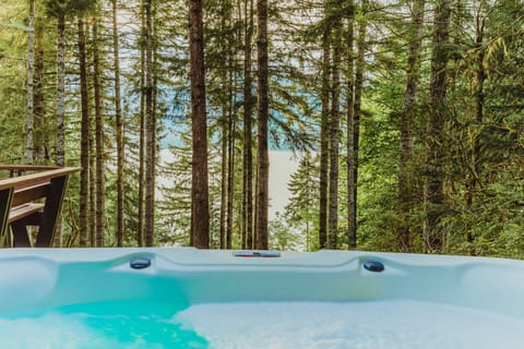 View from the hot tub