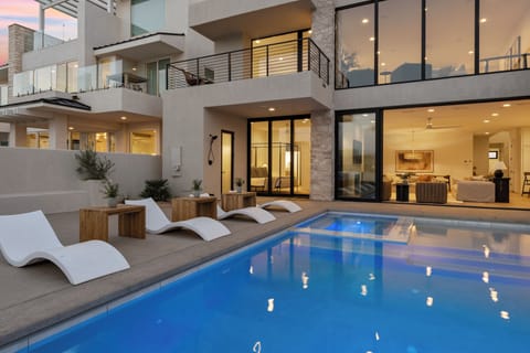 Private Pool at Dusk