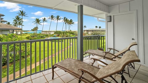 Poipu Sands at Poipu Kai Resort #126 - Ocean Lounging Lanai - Parrish Kauai