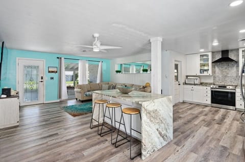 Large common area in main house 