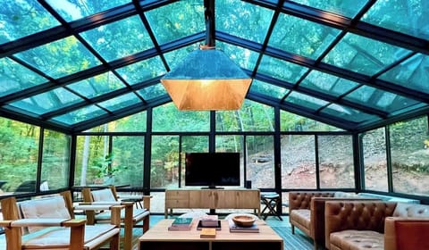 Glass Cabin: This room is temperature controlled for your comfort, all year long!