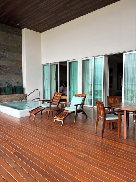Private Terrace and pool