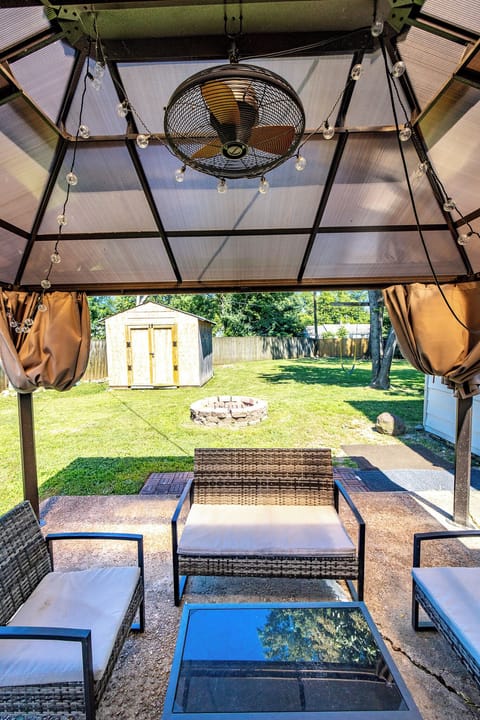 Fenced-in yard + Gazebo w/ Shaded seating