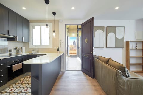 Kitchen and panoramic view