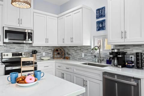 High-end, fully equipped kitchen.