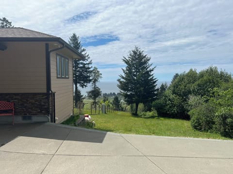 View from front of house