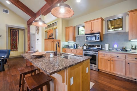 Kitchen Island with Bar Stools