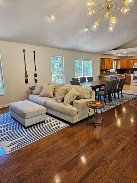 Open concept living room so the whole group can be together!