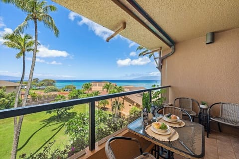 Wonderful Ocean views from your villa framed by the islands of Lanai and Molokai