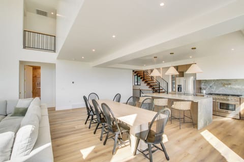 Dining Area | Main Level | Open Floor Plan | Central A/C & Heating | Lake View