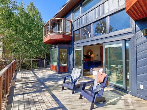 Large decks for lounging and taking in the views