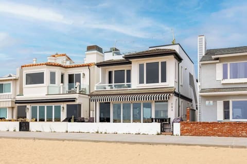 Front of home from the beach