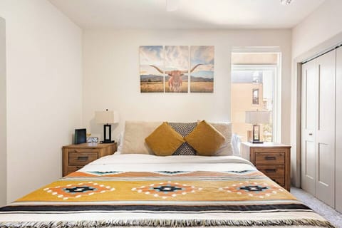 Cozy king bedroom with premium bedding