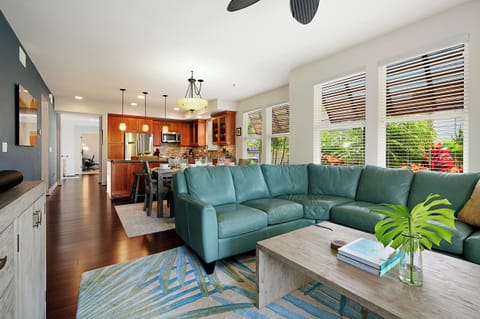 Seamless flow and connection with an open-concept floor plan in the main area.