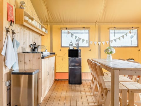 Open plan living space | Fallow - Hawthorns Glamping, Foxley, near Dereham