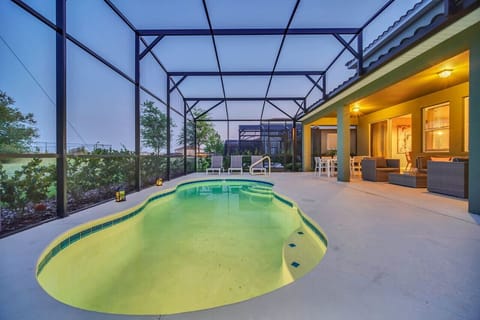 Evenings are better by your private pool, peaceful, private and beautifully lit.
