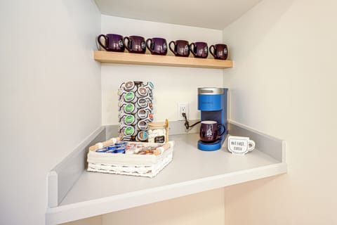 Coffee Bar | Keurig Coffee Maker (Coffee & Tea Provided)