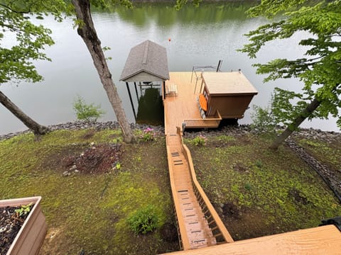 You are just steps from the water