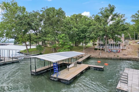 Enjoy all the lake has to offer at The Toasted Marshmallow, featuring decks and lake views from nearly every room, plus a private deep water cove dock.