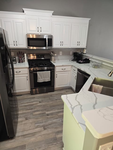 Fully stocked kitchen