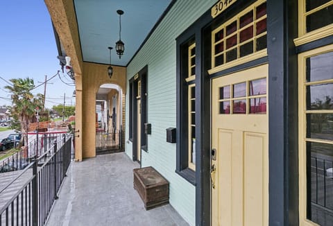 Front Entrance and Shared Porch Area