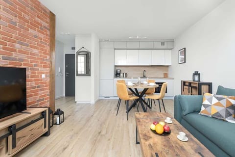 Modern TV in the apartment.