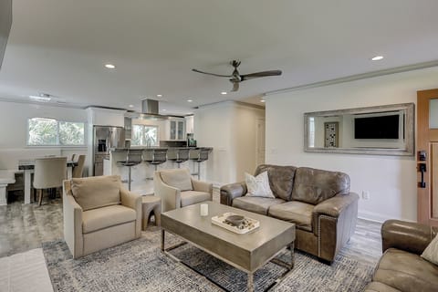 Living room open floor plan