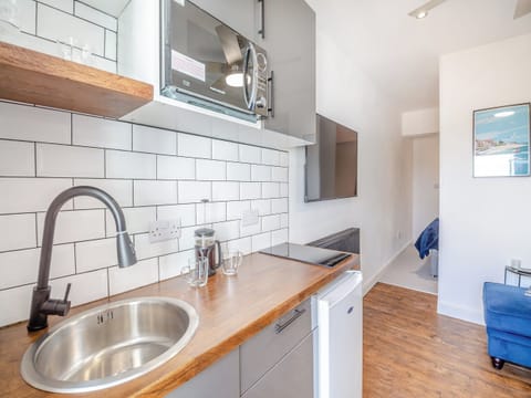 Kitchen | Beach Front Apartment, Rhos-on-Sea