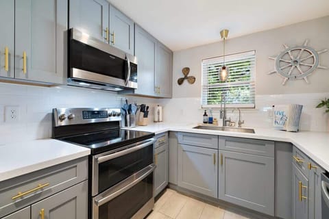 Fully equipped with everything you need to cook your favorite meals.