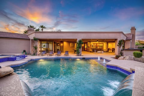 Dive into relaxation in our private backyard oasis.