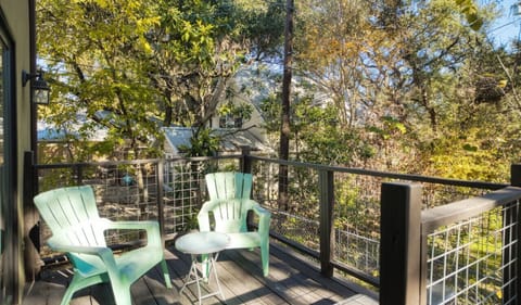 Balcony seating for two