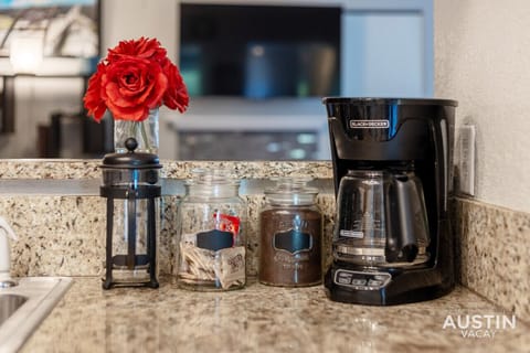 Fully equipped kitchen with all the essentials plus dishwasher