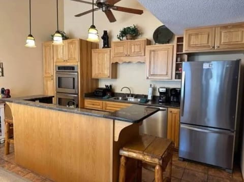 Prepare your favorite dishes in our modern kitchen equipped with all the essentials.