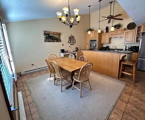 Dine in style in our inviting dining area, perfect for meals and conversations.