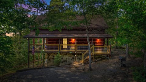 Twilight at Black Bear Hibernation evokes a serene, introspective scene. 
