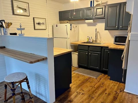 Kitchen with additional seating 