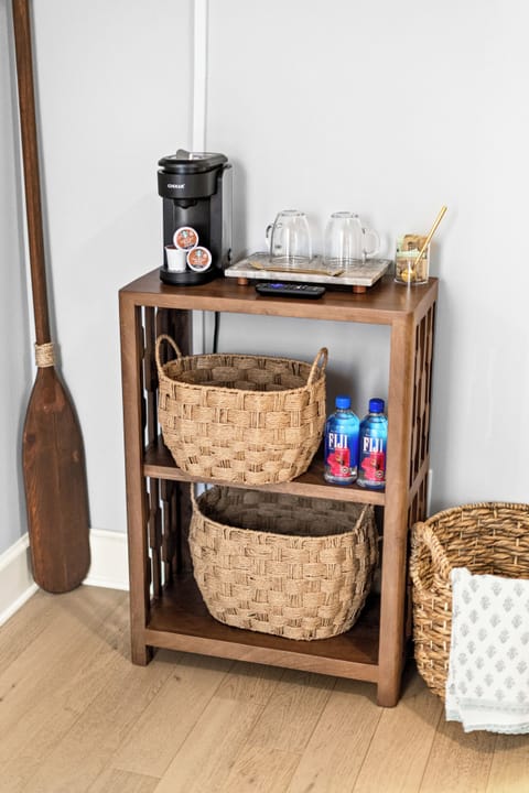 Wake up slow - enjoy a fresh cup of coffee right from the master bedroom