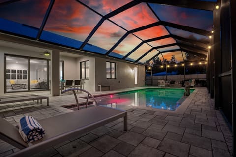 Unwind under the stunning Southwest Florida evening cotton candy sky.