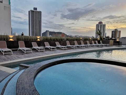 Pool and grilling area