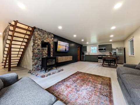 Downstairs living space