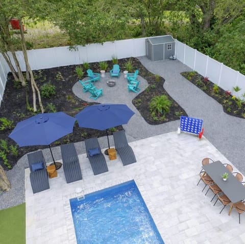 Aerial View of Backyard