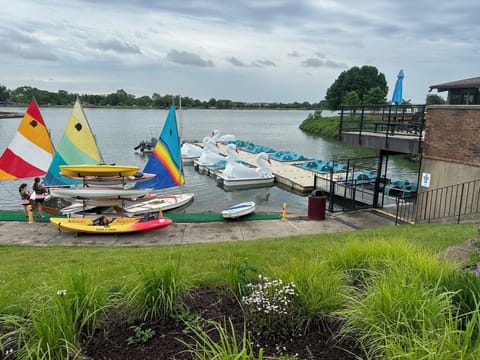 Boat rental across the street
