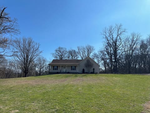 Peaceful farmhouse on 100 acres.