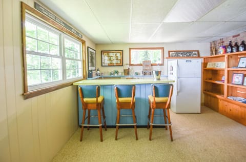 Bar in billiard room