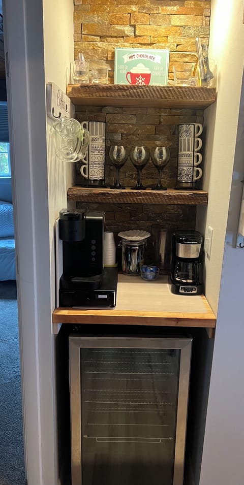 Complimentary coffee bar