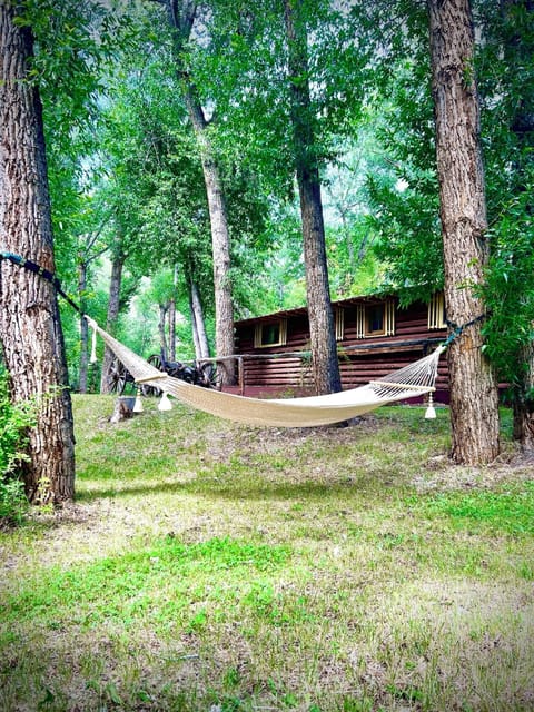Enjoy reading and relaxing by the private pond and stream off the back deck