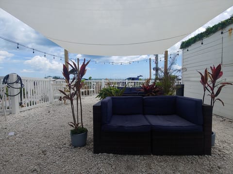 Enjoy this seating area at our preferred coffee spot in Flagler Beach